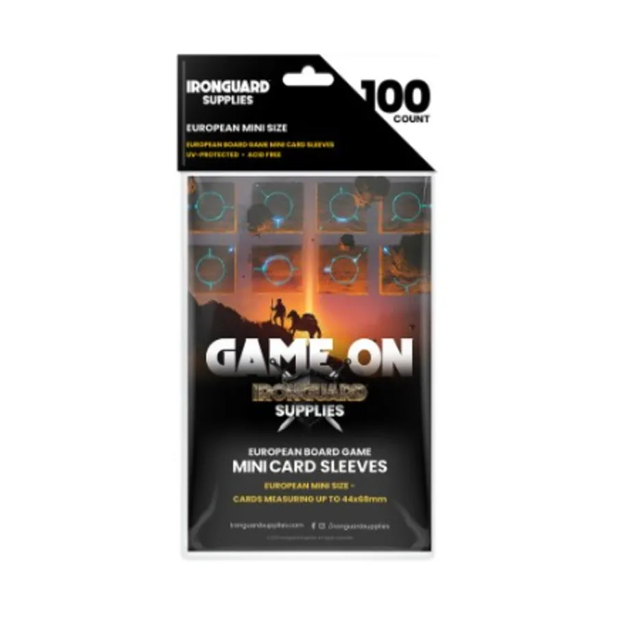 Европейские конверты для мини-настольной игры (100), Card Sleeves & Protection (Ironguard Supplies)
Европейские конверты для мини-настольной игры (100), Card Sleeves & Protection (Ironguard Supplies)
