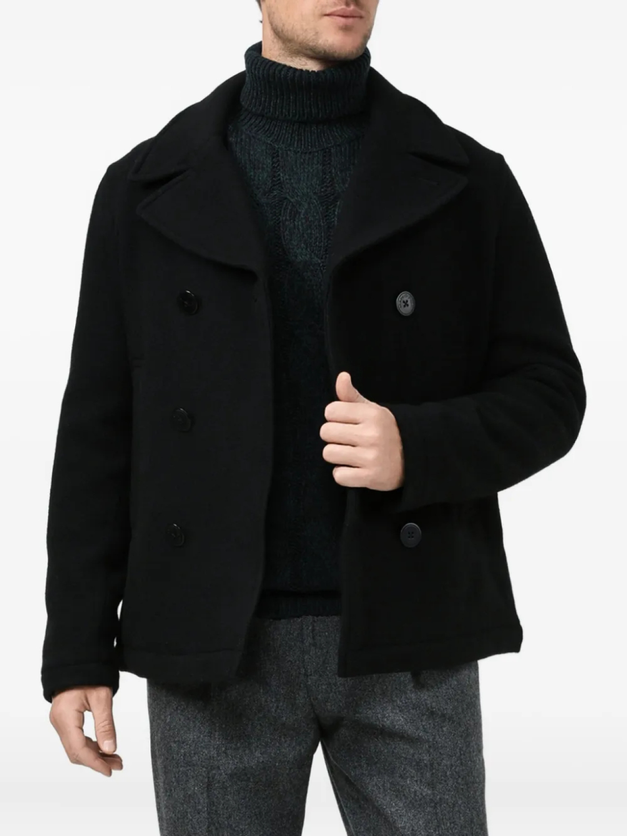 Marc O'Polo двубортный бушлат, черный
Marc O'Polo двубортный бушлат, черный