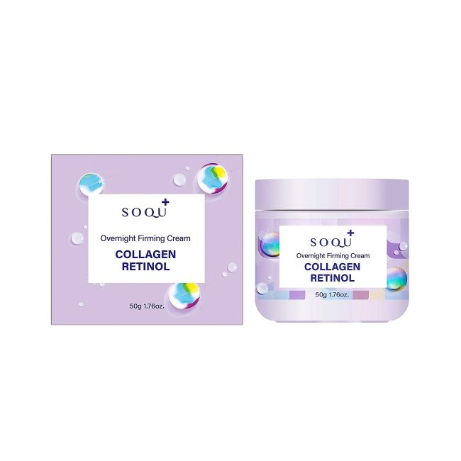 Ночной укрепляющий крем для лица с коллагеном и ретинолом SOQU, 50 гр
Ночной укрепляющий крем для лица с коллагеном и ретинолом SOQU, 50 гр