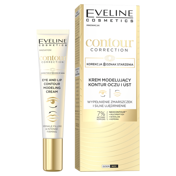 Крем для моделирования контура глаз и губ, 20 мл Eveline Cosmetics Contour correction
Крем для моделирования контура глаз и губ, 20 мл Eveline Cosmetics Contour correction