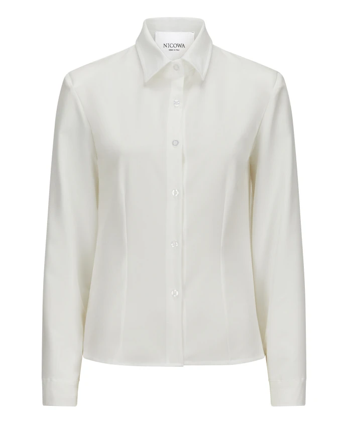 Рубашка-Камиза из саржи с подплечниками Nicowa, белый
Рубашка-Камиза из саржи с подплечниками Nicowa, белый