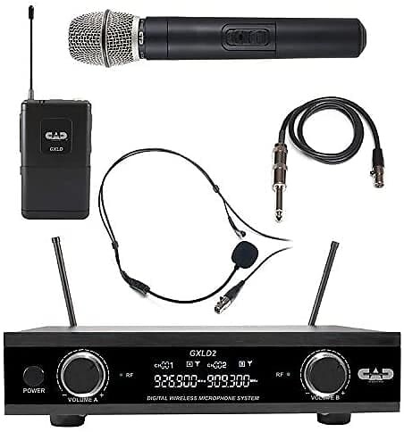 Беспроводная система CAD GXLD2HBAI Digital Dual Wireless System - Handheld and Bodypack, AI Frequency
Беспроводная система CAD GXLD2HBAI Digital Dual Wireless System - Handheld and Bodypack, AI Frequency