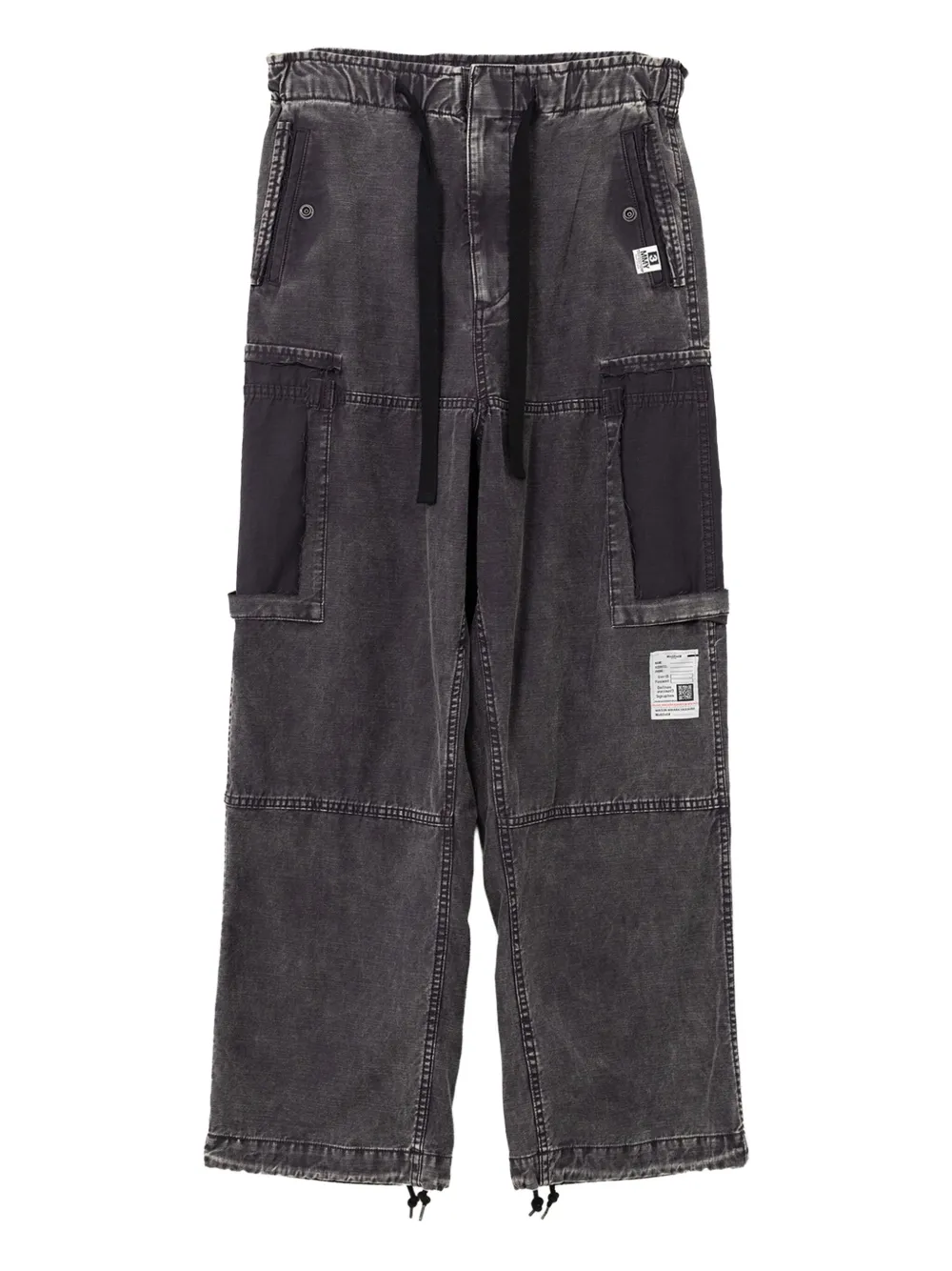 Джинсы с кулиской и вставками Maison Mihara Yasuhiro, черный
Джинсы с кулиской и вставками Maison Mihara Yasuhiro, черный