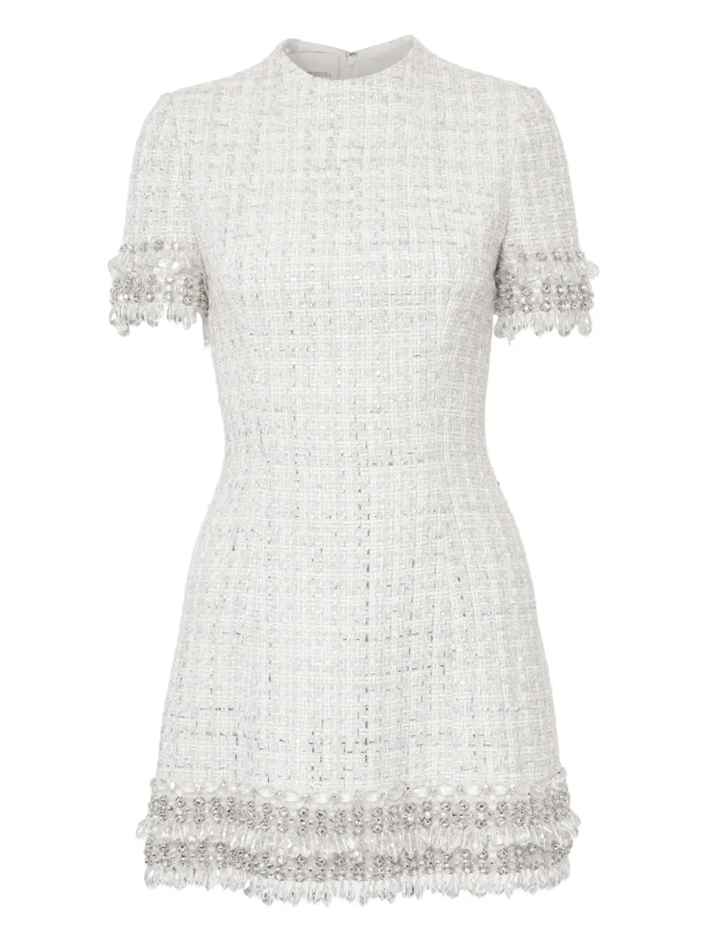 Твидовое мини-платье с бисерной отделкой Carolina Herrera, белый
Твидовое мини-платье с бисерной отделкой Carolina Herrera, белый