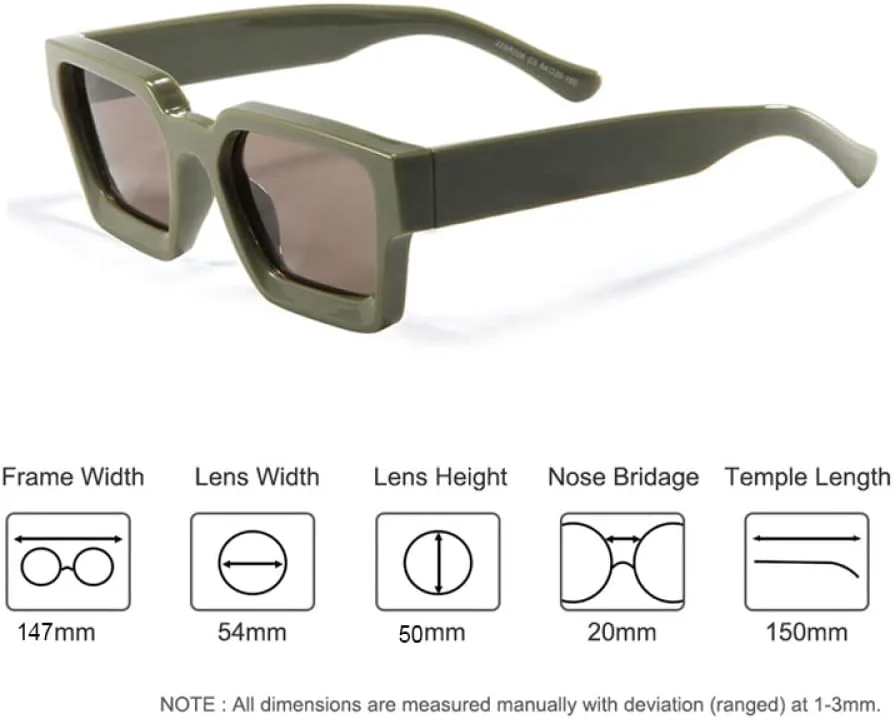 Солнцезащитные очки MUTYNE Thick Crystal Square для мужчин, поляризованные, для вождения, дизайнерские, с защитой от УФ-излучения UV400 для женщин, A04 Crysal Clear
Солнцезащитные очки MUTYNE Thick Crystal Square для мужчин, поляризованные, для вождения, дизайнерские, с защитой от УФ-излучения UV400 для женщин, A04 Crysal Clear