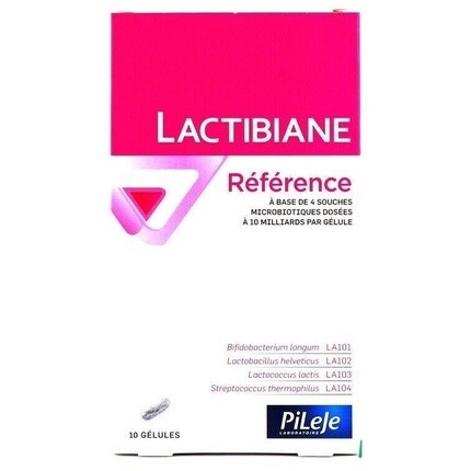Lactibiane Reference при расстройствах пищеварения и кишечника, 10 капсул, Pileje
Lactibiane Reference при расстройствах пищеварения и кишечника, 10 капсул, Pileje