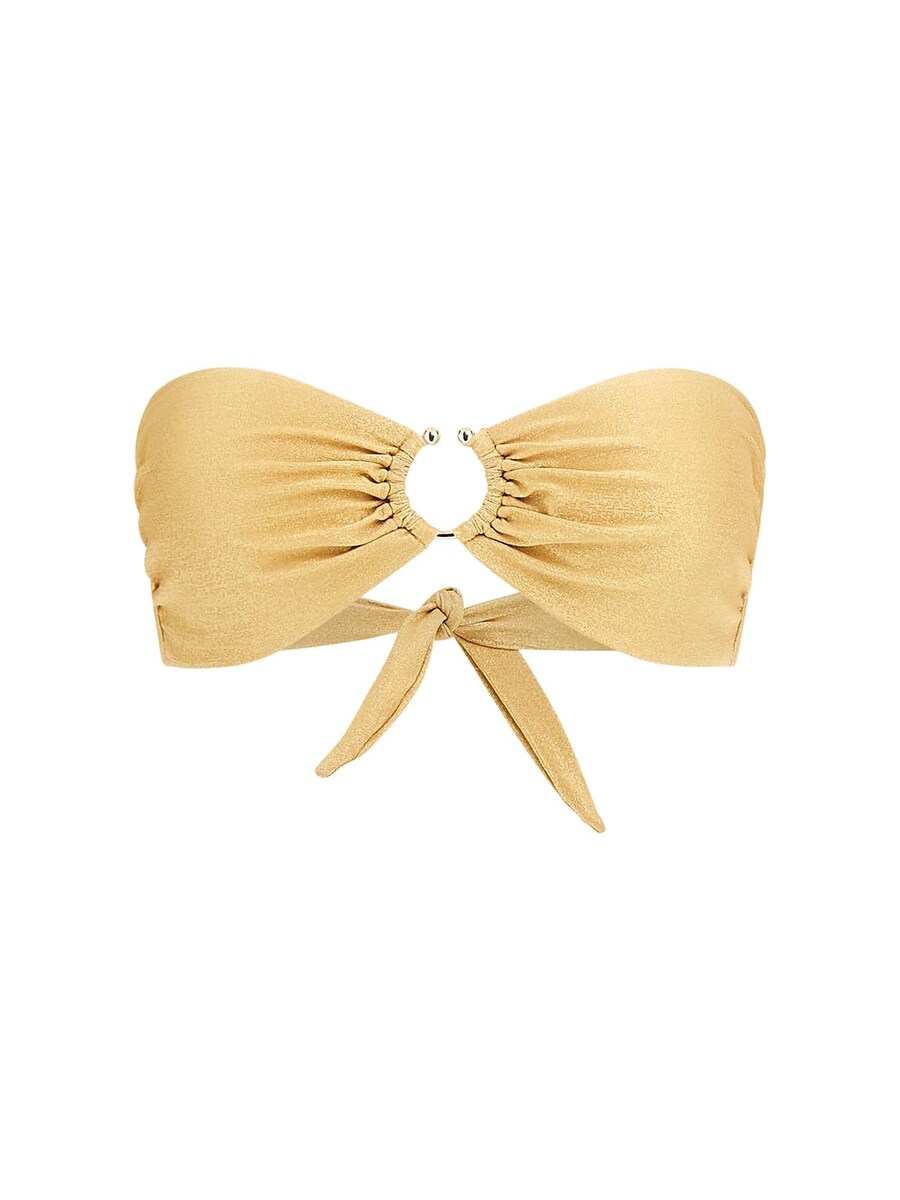 Верх бикини бандо GUESS, золотой
Верх бикини бандо GUESS, золотой