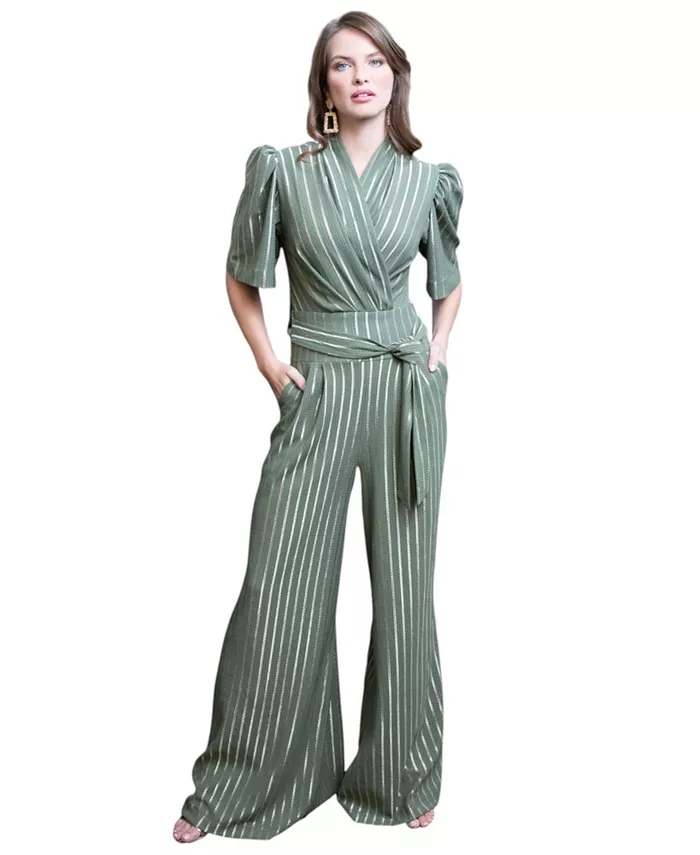 Женский комбинезон с золотой полосой и широкими брючинами Hotsquash London, коричневый/бежевый
Женский комбинезон с золотой полосой и широкими брючинами Hotsquash London, коричневый/бежевый