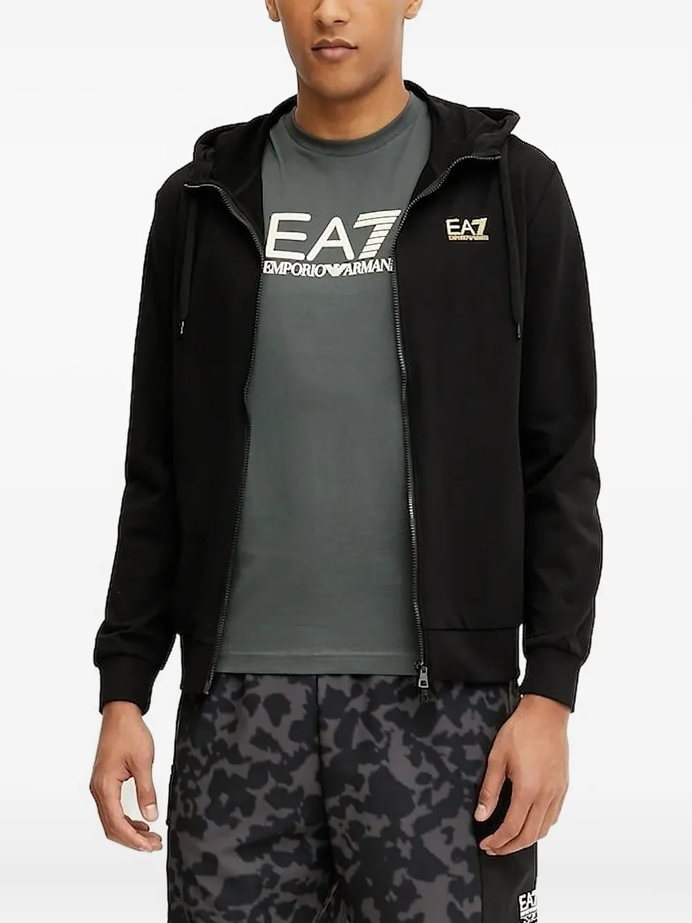 Толстовка на молнии с логотипом Ea7 Emporio Armani, черный
Толстовка на молнии с логотипом Ea7 Emporio Armani, черный