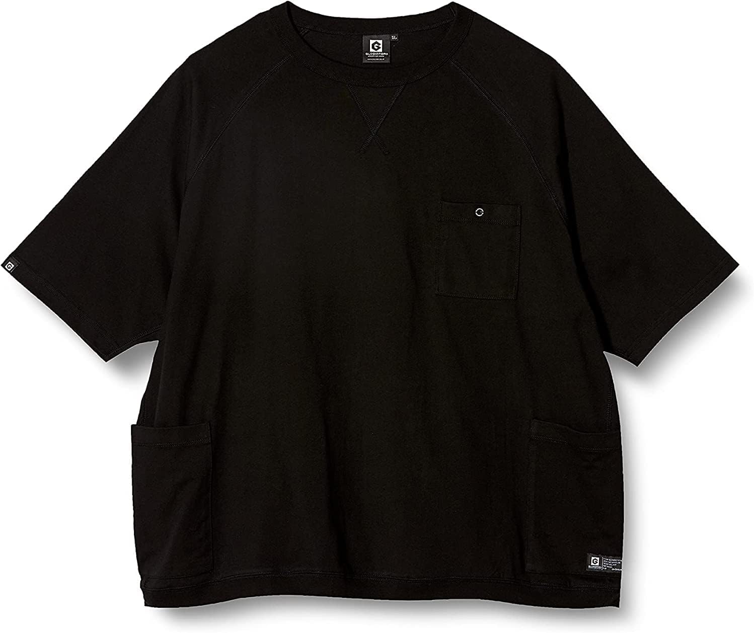 Футболка с короткими рукавами и пятью карманами снаружи Co-Cos Nobuoka, черный
Футболка с короткими рукавами и пятью карманами снаружи Co-Cos Nobuoka, черный