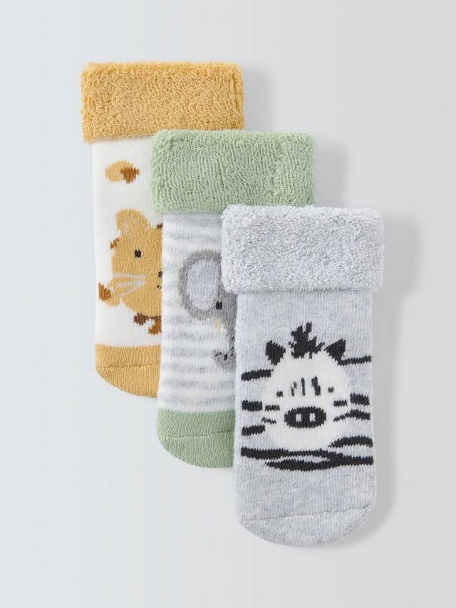 Детские носки с отворотом из органического хлопка с животными John Lewis, Multi
Детские носки с отворотом из органического хлопка с животными John Lewis, Multi