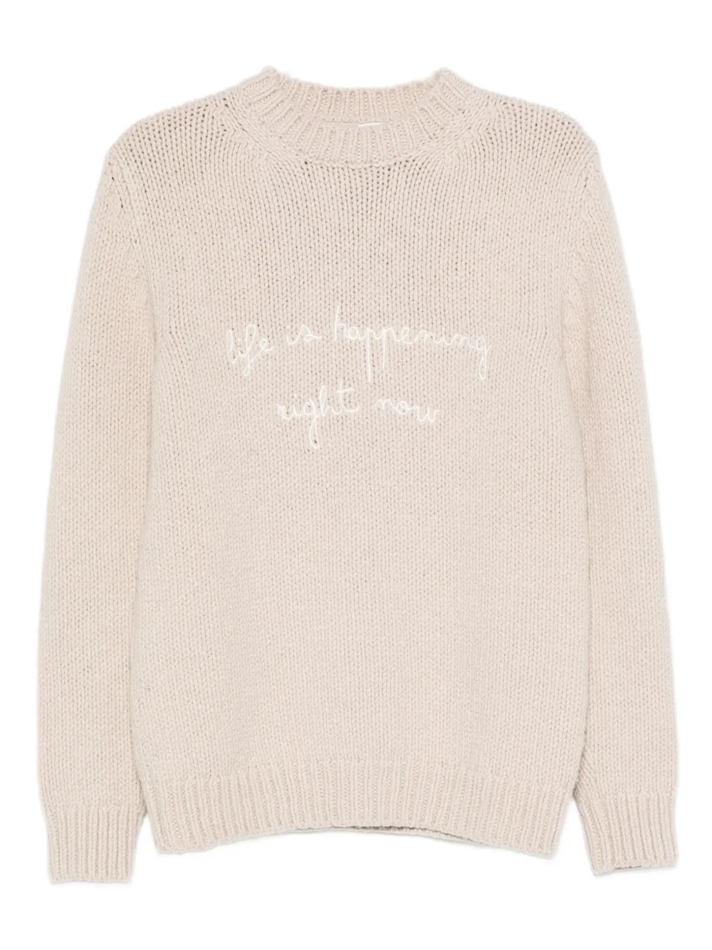 Свитер с вышитым логотипом Eleventy, бежевый
Свитер с вышитым логотипом Eleventy, бежевый
