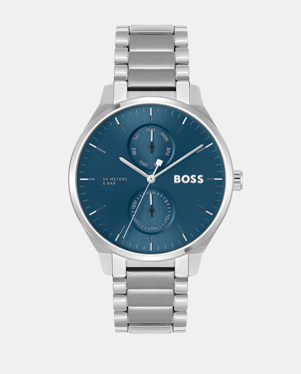 Многофункциональные стальные мужские часы Tyler 1514106 Boss, серебряный
Многофункциональные стальные мужские часы Tyler 1514106 Boss, серебряный