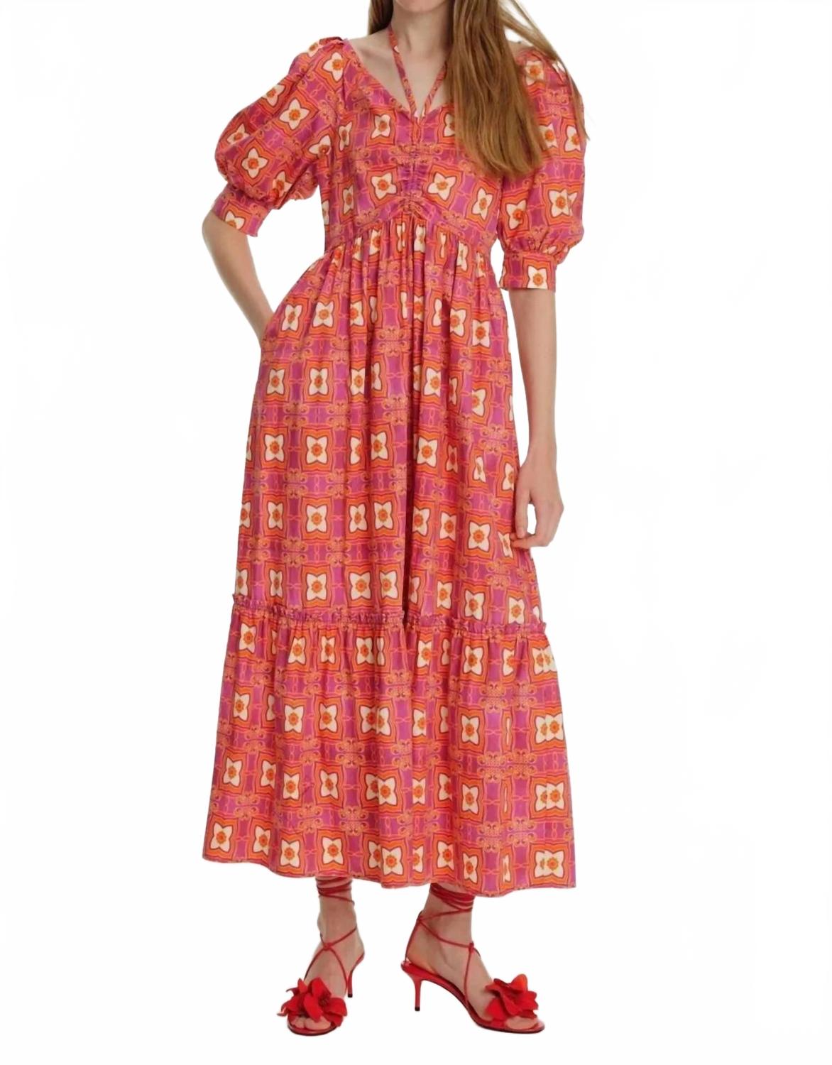 Хайтеровое платье миди с коротким рукавом и принтом Original Print EXQUISE, Original Print
Хайтеровое платье миди с коротким рукавом и принтом Original Print EXQUISE, Original Print