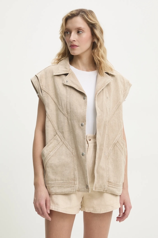 Джинсовый топ без рукавов Answear.Lab, бежевый
Джинсовый топ без рукавов Answear.Lab, бежевый