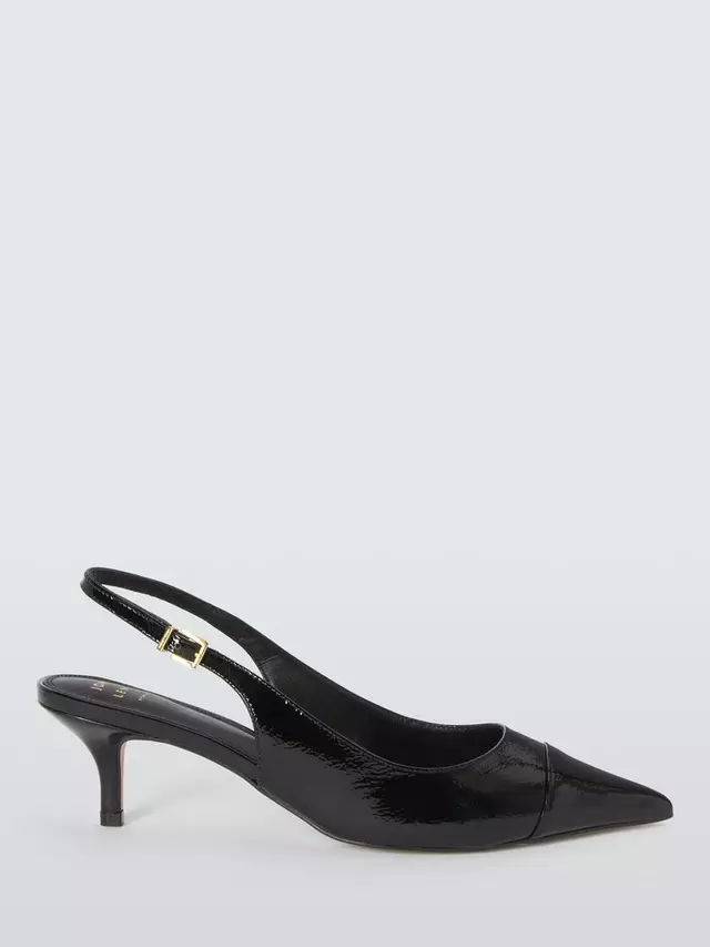 Туфли-лодочки John Lewis Cosmos Leather Refined Kitten Heel Slingback Open, черный
Туфли-лодочки John Lewis Cosmos Leather Refined Kitten Heel Slingback Open, черный