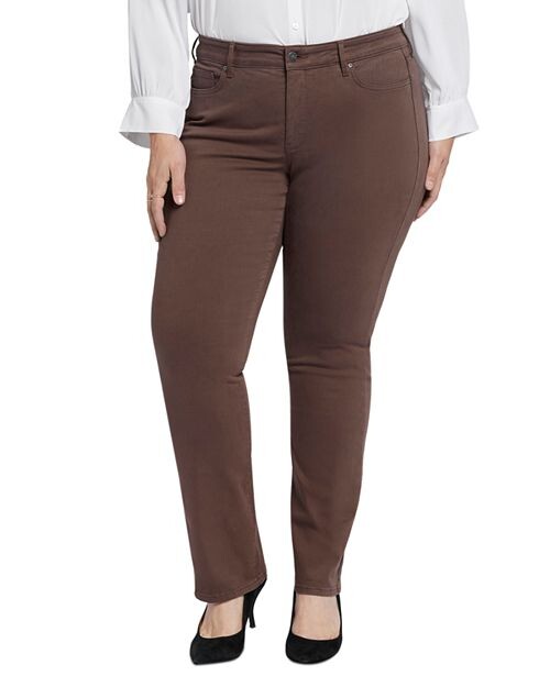 Прямые джинсы Marilyn с высокой посадкой цвета Coffee Bean NYDJ Plus, цвет Brown
Прямые джинсы Marilyn с высокой посадкой цвета Coffee Bean NYDJ Plus, цвет Brown