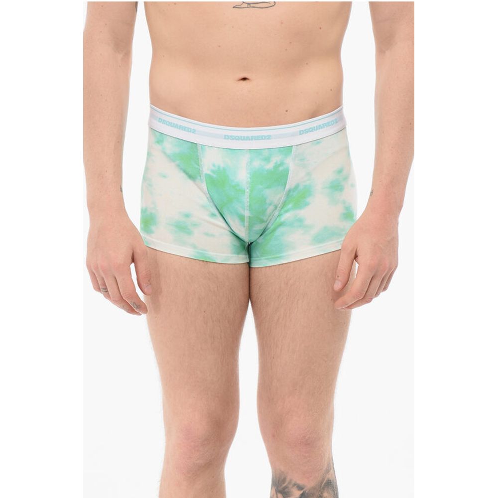 Боксеры из хлопка с принтом тай-дай Dsquared2, зеленый
Боксеры из хлопка с принтом тай-дай Dsquared2, зеленый