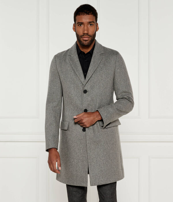 Пальто мужское Hugo классического кроя с карманами, серый
Пальто мужское Hugo классического кроя с карманами, серый