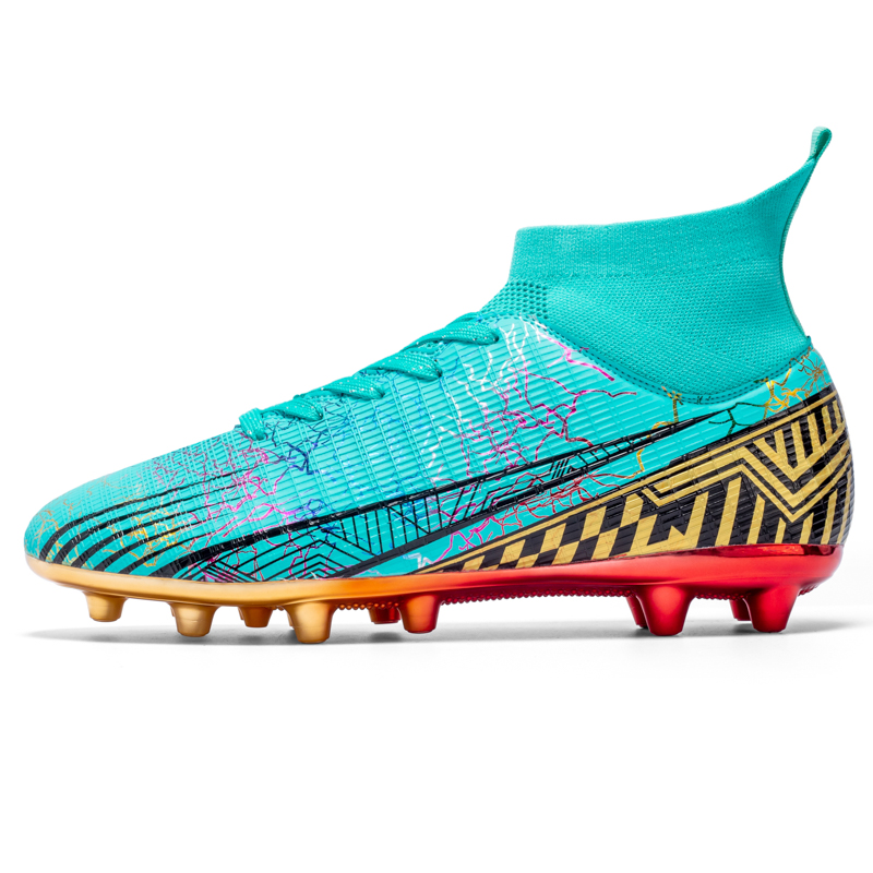 Футбольные бутсы для детей и подростков с высоким верхом, нескользящие, ударопрочные, водонепроницаемые и дышащие CAMKIDS, аква
Футбольные бутсы для детей и подростков с высоким верхом, нескользящие, ударопрочные, водонепроницаемые и дышащие CAMKIDS, аква