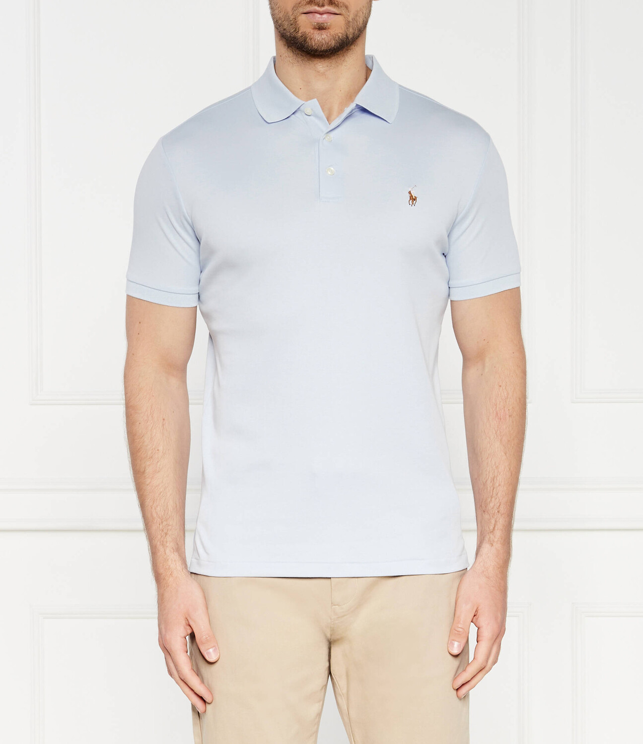 Поло POLO RALPH LAUREN Custom slim fit, небесно-голубой
Поло POLO RALPH LAUREN Custom slim fit, небесно-голубой