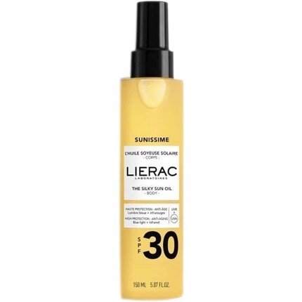 Lierac Sunissime L'Huile Soyeuse Solaire Солнцезащитный крем для тела Spf30 150 мл
Lierac Sunissime L'Huile Soyeuse Solaire Солнцезащитный крем для тела Spf30 150 мл