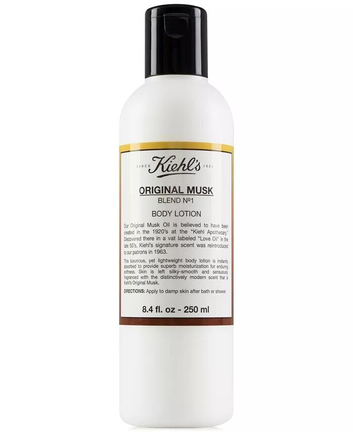 Оригинальный лосьон для тела с мускусом, 8,4 унции Kiehl'S Since 1851
Оригинальный лосьон для тела с мускусом, 8,4 унции Kiehl'S Since 1851