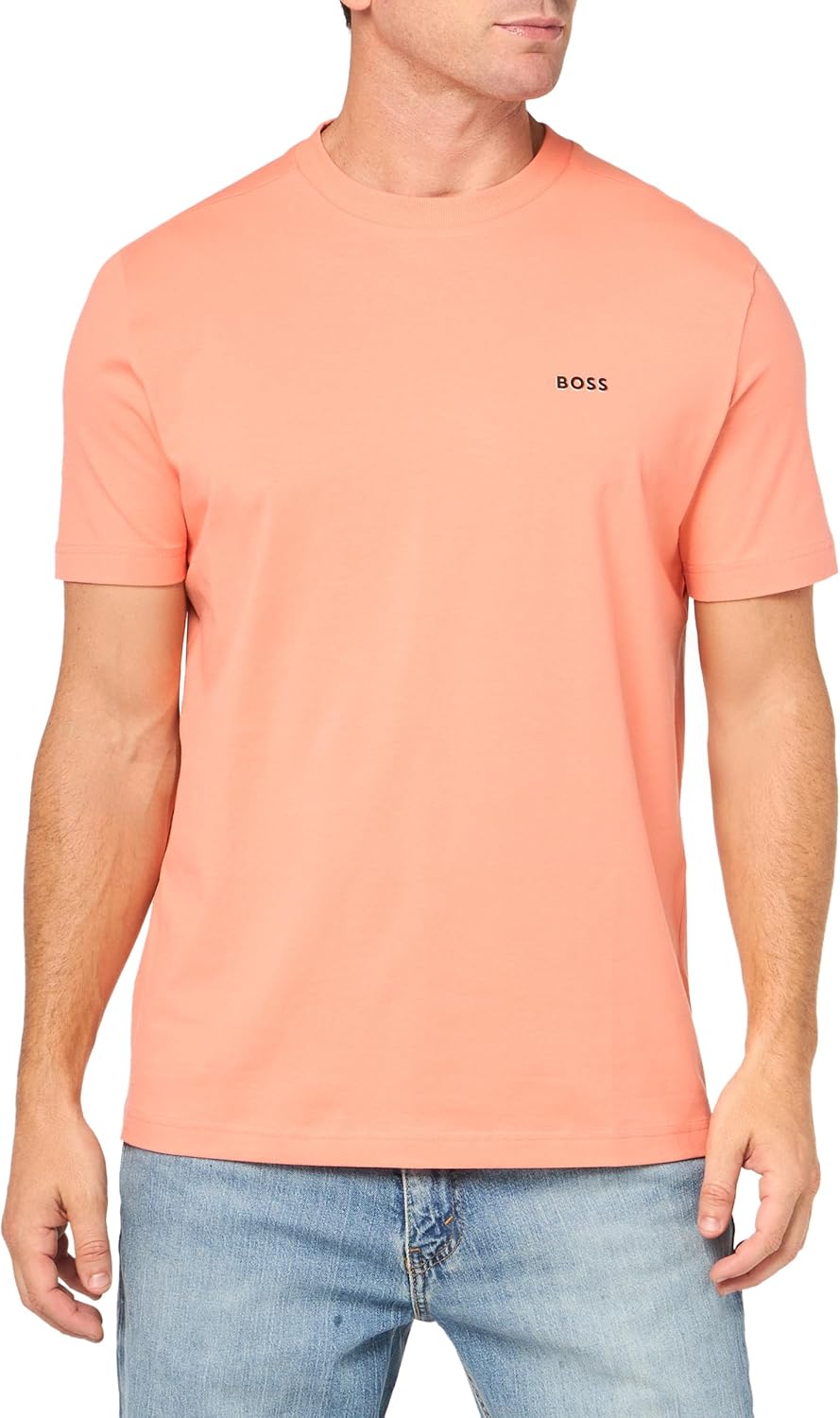 Футболка BOSS Men's Contrast Logo из хлопка и эластичного хлопка, Fusion Coral
Футболка BOSS Men's Contrast Logo из хлопка и эластичного хлопка, Fusion Coral