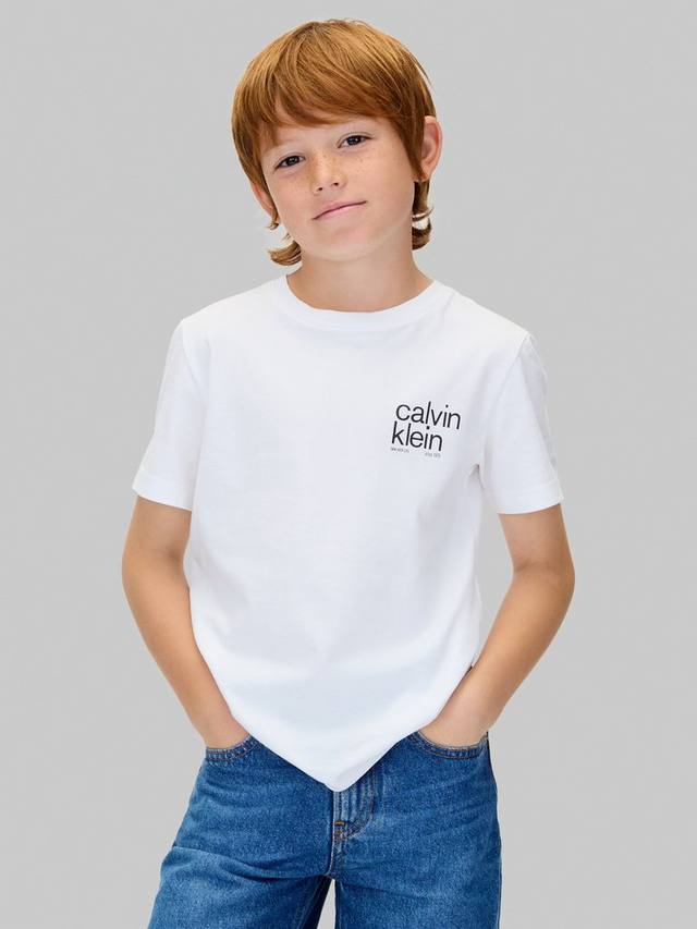 Детская футболка CK с принтом Calvin Klein, Bright White
Детская футболка CK с принтом Calvin Klein, Bright White