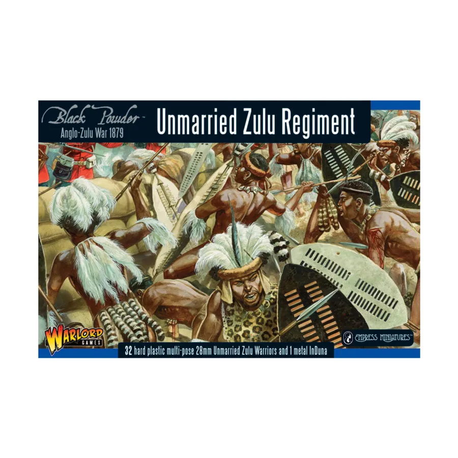 Незамужний Зулу Импи, Black Powder - Anglo-Zulu War 1879 (28mm)
Незамужний Зулу Импи, Black Powder - Anglo-Zulu War 1879 (28mm)