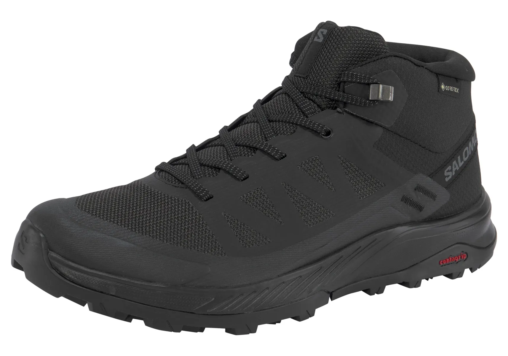 Кроссовки Salomon "OUTRISE MID Gore-Tex", водонепроницаемые, черный
Кроссовки Salomon "OUTRISE MID Gore-Tex", водонепроницаемые, черный