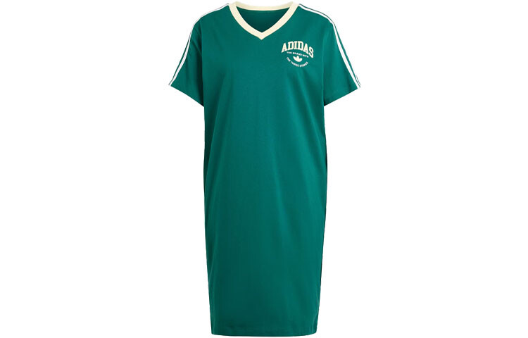 VRCT Платье с короткими рукавами женское зеленое Adidas Originals
VRCT Платье с короткими рукавами женское зеленое Adidas Originals