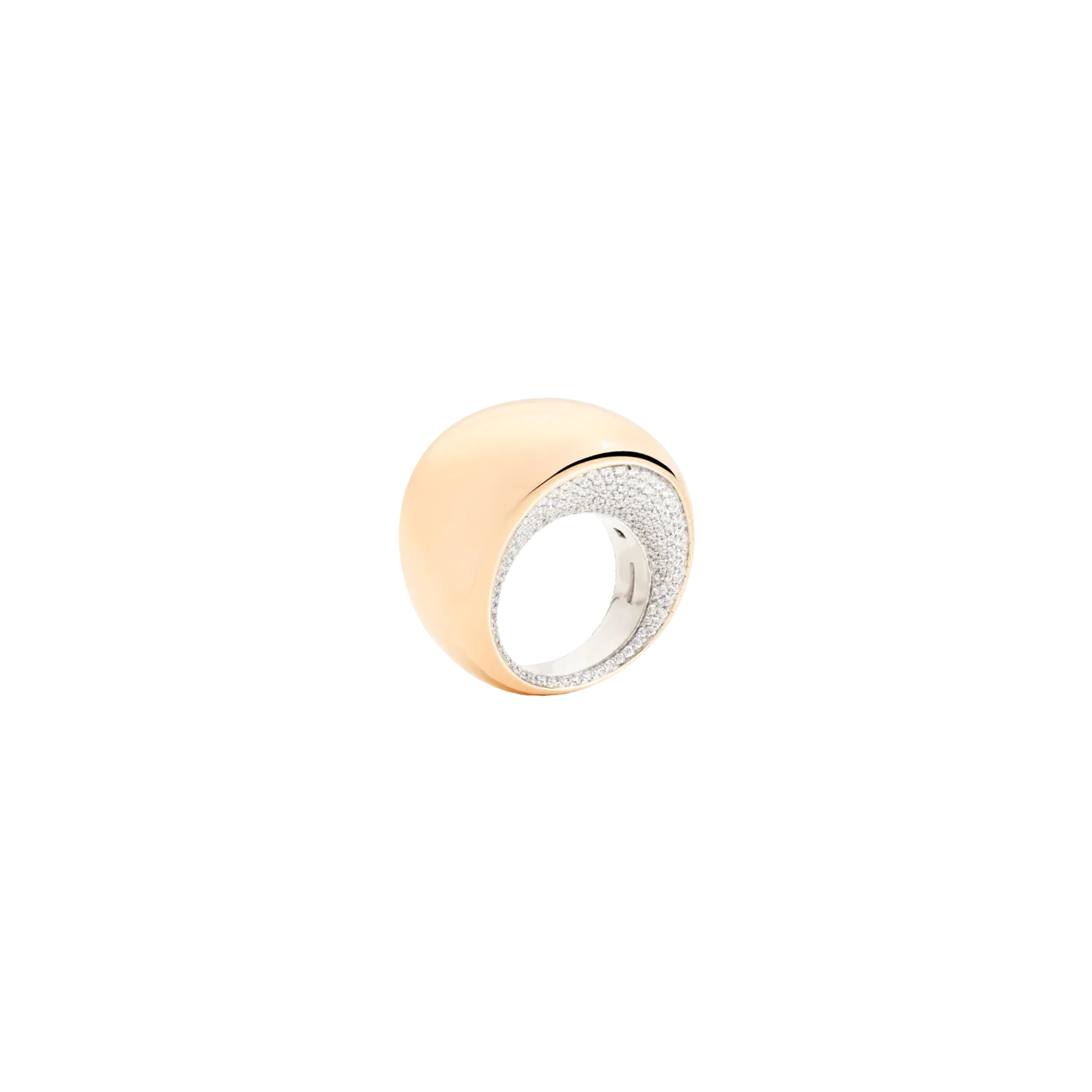 Кольцо Vhernier из розового и белого золота с бриллиантовым паве
Кольцо Vhernier из розового и белого золота с бриллиантовым паве