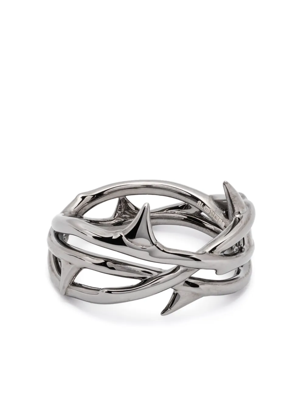 Тройное кольцо из стерлингового серебра Rose Thorn Shaun Leane, серебяный 
Тройное кольцо из стерлингового серебра Rose Thorn Shaun Leane, серебяный