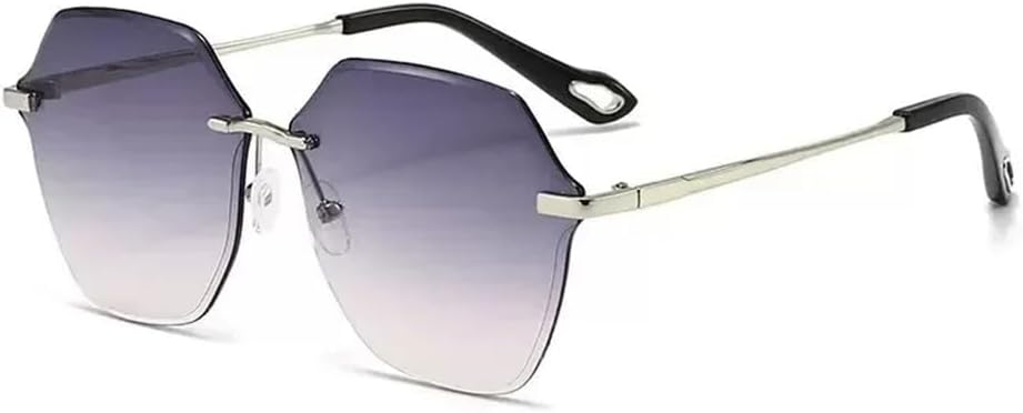 Модные солнцезащитные очки без оправы для мужчин и женщин, для путешествий и активного отдыха, с защитой от УФ-излучения, ультралегкие солнцезащитные очки с градиентной окраской KTUCN, 1
Модные солнцезащитные очки без оправы для мужчин и женщин, для путешествий и активного отдыха, с защитой от УФ-излучения, ультралегкие солнцезащитные очки с градиентной окраской KTUCN, 1