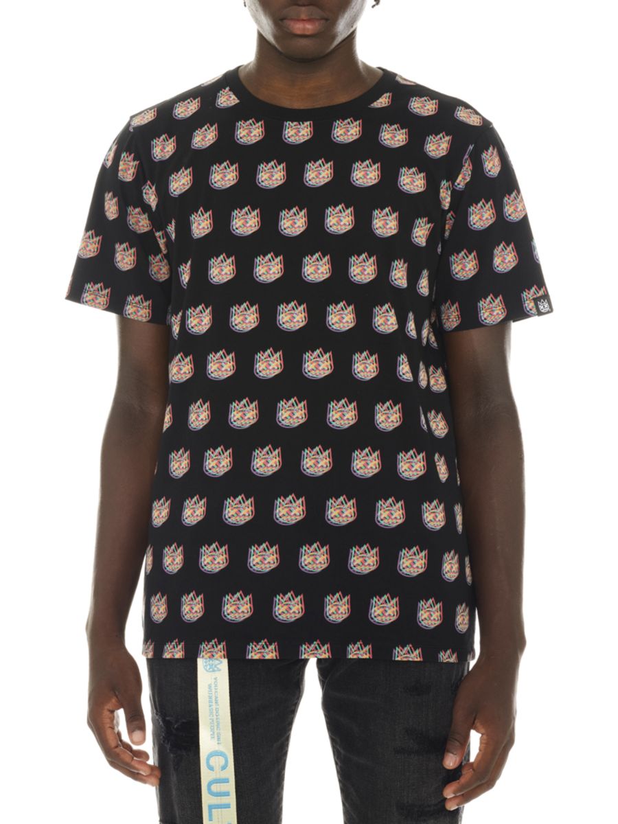 Футболка с короткими рукавами и круглым вырезом с монограммой Cult Of Individuality, черный
Футболка с короткими рукавами и круглым вырезом с монограммой Cult Of Individuality, черный