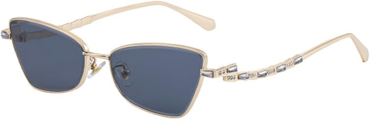 Модные винтажные солнцезащитные очки «кошачий глаз» с кристаллами для женщин, трендовые летние очки с градиентом из страз и защитой от ультрафиолета UV400 mincl, Gold Black
Модные винтажные солнцезащитные очки «кошачий глаз» с кристаллами для женщин, трендовые летние очки с градиентом из страз и защитой от ультрафиолета UV400 mincl, Gold Black