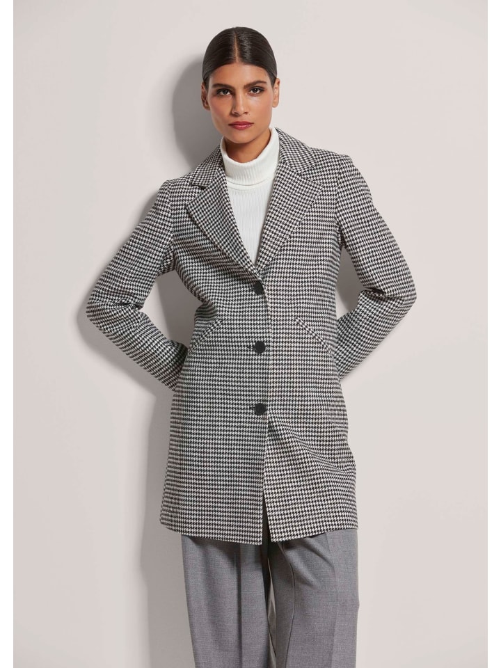 MADELEINE Пальто с узором «гусиная лапка» черного/бежевого цвета
MADELEINE Пальто с узором «гусиная лапка» черного/бежевого цвета