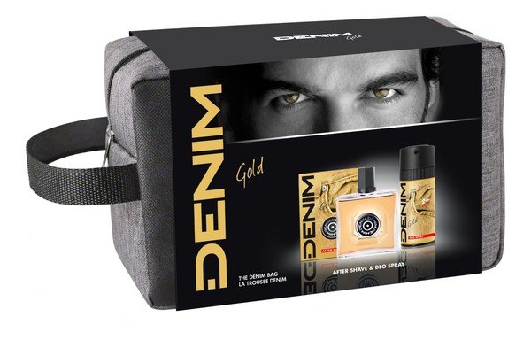 Denim, Gold, косметический набор, 2 шт. + косметичка
Denim, Gold, косметический набор, 2 шт. + косметичка