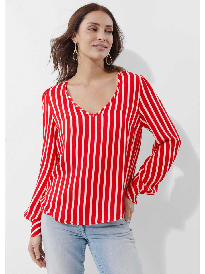 Alba Moda Блузка кораллового/кремового/полосатого цвета
Alba Moda Блузка кораллового/кремового/полосатого цвета