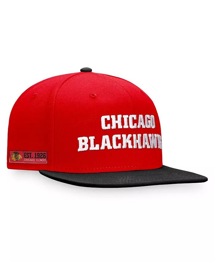 Мужская красная, черная бейсболка Chicago Blackhawks с эффектом колор-блока Snapback Fanatics
Мужская красная, черная бейсболка Chicago Blackhawks с эффектом колор-блока Snapback Fanatics