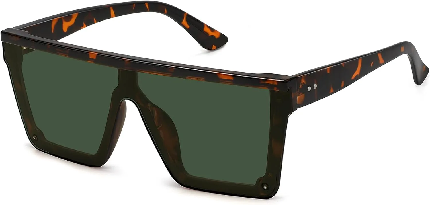 Солнцезащитные очки STORYCOAST квадратной формы для женщин и мужчин, модные, с большой оправой, плоской верхней частью и зеркальными линзами, Leopard Grame-green Lens
Солнцезащитные очки STORYCOAST квадратной формы для женщин и мужчин, модные, с большой оправой, плоской верхней частью и зеркальными линзами, Leopard Grame-green Lens