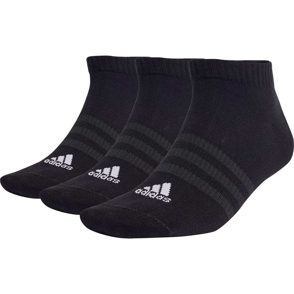 Носки adidas T Spw Low 3P 3 шт, черный 
Носки adidas T Spw Low 3P 3 шт, черный