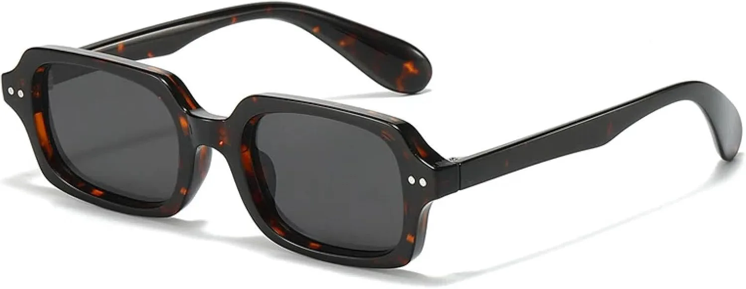 Мужские модные солнцезащитные очки в стиле ретро с заклепками, солнцезащитные очки UV400 для женщин, гелевые очки с градиентным переходом цвета TOIPASTN, Leopard Grey
Мужские модные солнцезащитные очки в стиле ретро с заклепками, солнцезащитные очки UV400 для женщин, гелевые очки с градиентным переходом цвета TOIPASTN, Leopard Grey