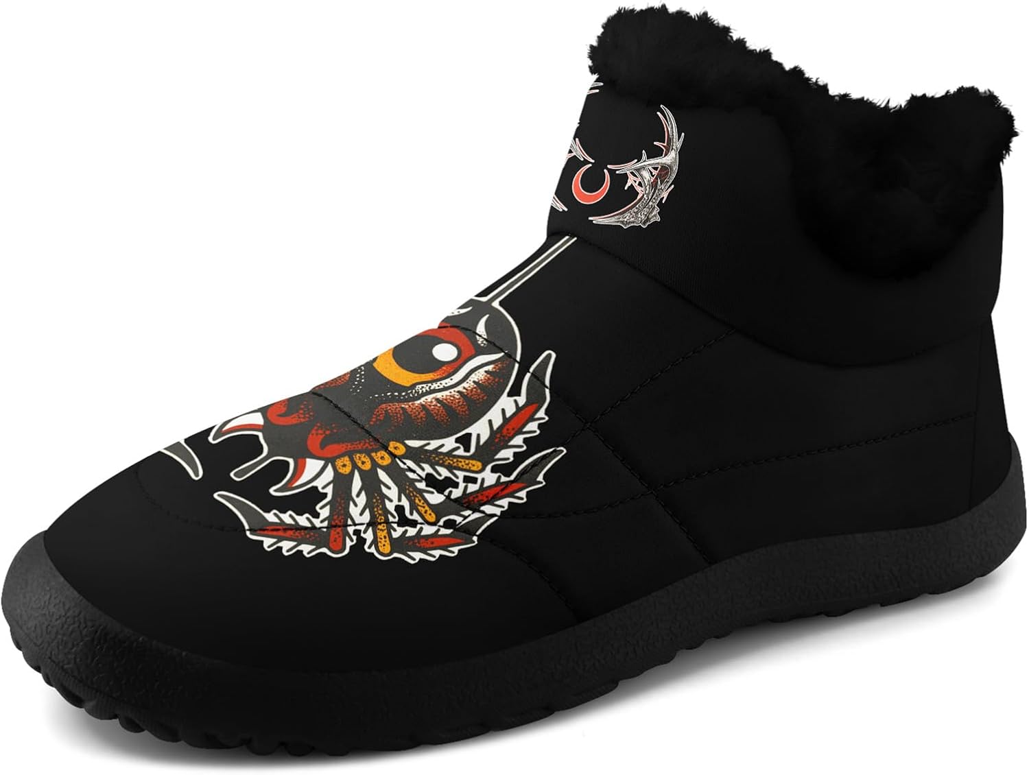 Готические зимние ботинки для женщин и мужчин с черепами и цветочным узором, стильные и комфортные, теплые ботильоны, с мягкой искусственной меховой подкладкой, снегоступы Awsole, белый/черный/красный/оранжевый
Готические зимние ботинки для женщин и мужчин с черепами и цветочным узором, стильные и комфортные, теплые ботильоны, с мягкой искусственной меховой подкладкой, снегоступы Awsole, белый/черный/красный/оранжевый