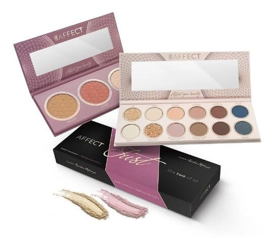 Подарочный набор из двух палеток для макияжа глаз и лица. Affect, Just The Two Of Us Set
Подарочный набор из двух палеток для макияжа глаз и лица. Affect, Just The Two Of Us Set
