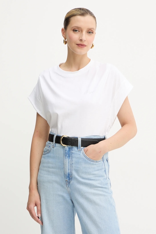 Хлопковая футболка Boss Orange, белый
Хлопковая футболка Boss Orange, белый