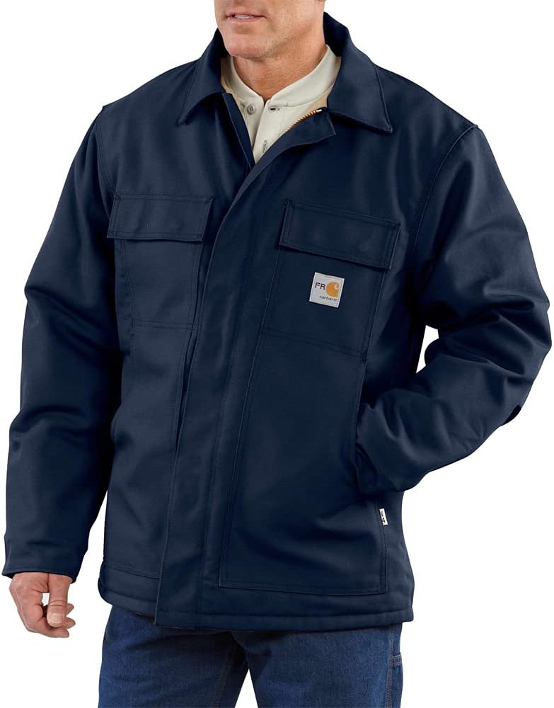Мужская огнестойкая традиционная куртка Carhartt из утиной шерсти, Dark Navy
Мужская огнестойкая традиционная куртка Carhartt из утиной шерсти, Dark Navy