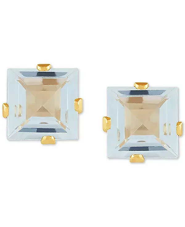 Квадратные серьги-гвоздики с аквамарином (1 карат) из 14-каратного золота Macy'S, aquamarine
Квадратные серьги-гвоздики с аквамарином (1 карат) из 14-каратного золота Macy'S, aquamarine