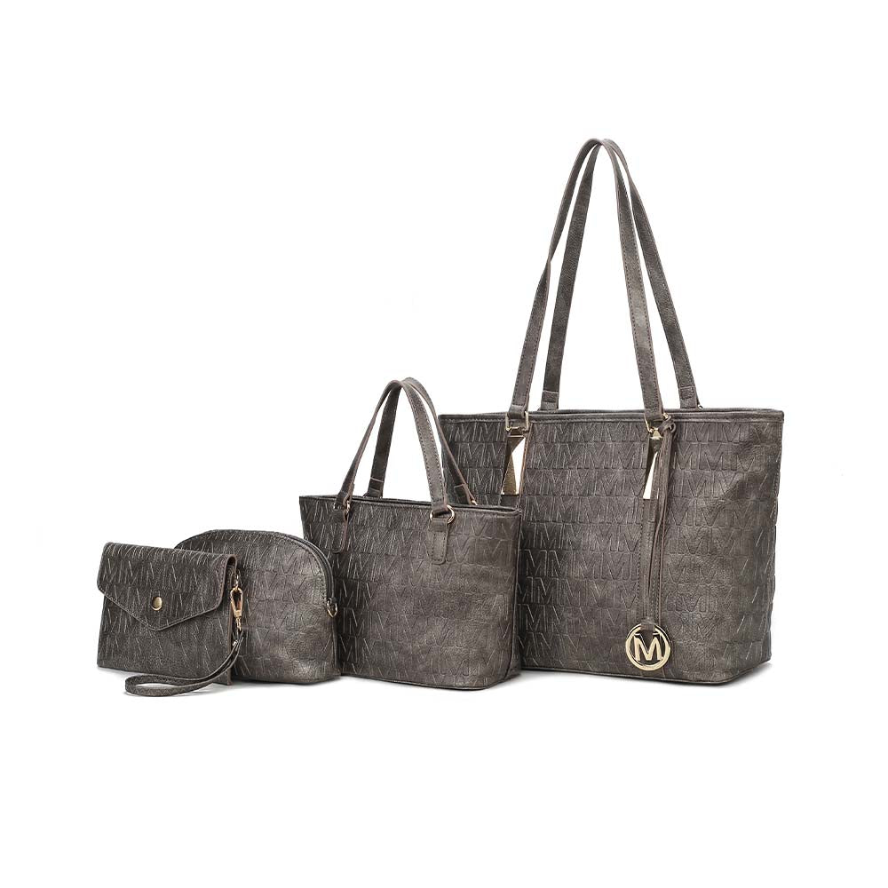 Сумка-тоут Arya Signature, мини-сумка, чехол и браслет от Mia K MKF Collection By Mia K., цвет pewter, Бежевый, Сумка-тоут Arya Signature, мини-сумка, чехол и браслет от Mia K MKF Collection By Mia K., цвет pewter
Сумка-тоут Arya Signature, мини-сумка, чехол и браслет от Mia K MKF Collection By Mia K., цвет pewter, Бежевый, Сумка-тоут Arya Signature, мини-сумка, чехол и браслет от Mia K MKF Collection By Mia K., цвет pewter